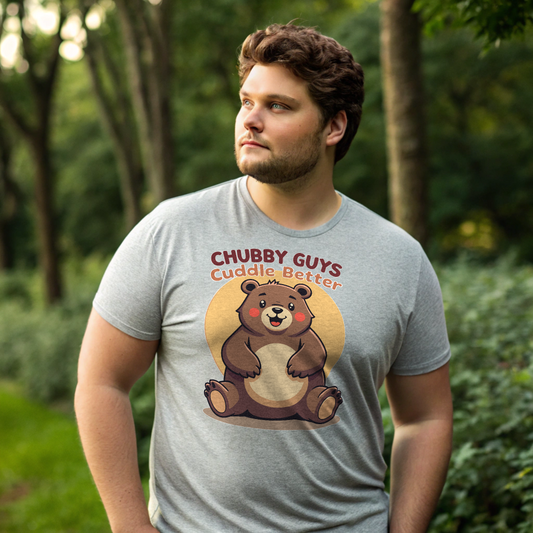 Chubby Guys Cuddle Better Tee